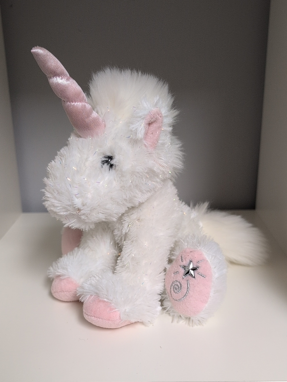 RUSS Shining Stars Unicorn NWOT Y2K Collectible Plush